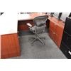 Image 2 : CHERRY BEVELED EDGE 6' X 9' U-SHAPE EXECUTIVE DESK, RH