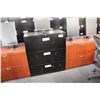 Image 2 : BLACK HON 3 DRAWER LATERAL FILE CABINET