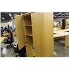 Image 2 : MAPLE 6' LATERAL FILE/DOUBLE DOOR CABINET COMBO