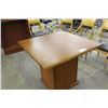 Image 2 : DARK OAK 42'' X 42'' CONFERENCE TABLE