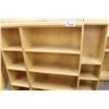 Image 1 : LARGE LOT OF APPROX. 20 MAPLE BOOKCASES AND CABINETS