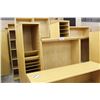 Image 2 : LARGE LOT OF APPROX. 20 MAPLE BOOKCASES AND CABINETS