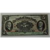 Image 1 : 1929 $5 BANK OF NOVA SCOTIA CHARTERED BANK NOTE