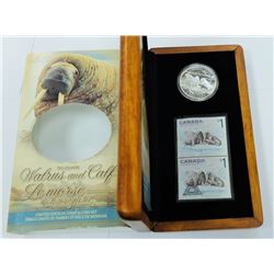 2005 $5  SILVER WALRUS & CALF