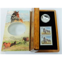 CANADA-2006 $5 SILVER PROOF HORSE