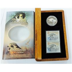 CANADA-2006 $5 SILVER PROOF FALCON