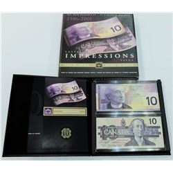 CANADA-$10 LASTING IMPRESSIONS SET