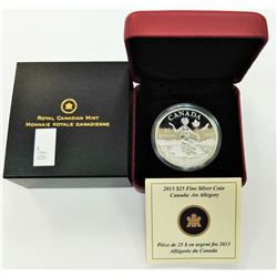 CANADA-2013 $25 SILVER ALLEGORY