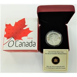 CANADA-2013 $10 SILVER RCMP