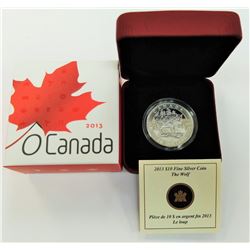 CANADA-2013 $10 SILVER WOLF