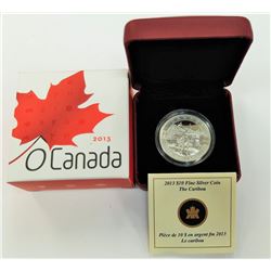 CANADA-2013 $10 SILVER CARIBOU