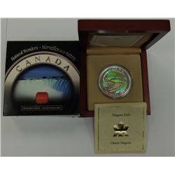 CANADA-2003 $20  SILVER HOLOGRAM NIAGARA FALLS