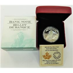 CANADA-2014 $5 SILVER BANKNOTE VIGNETTE