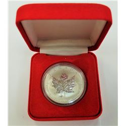 CANADA-1998 PROOF SILVER MAPLE LEAF RCMP PRIVY