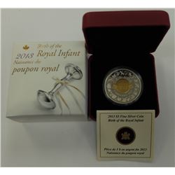 CANADA-2013 $5 SILVER ROYAL BABY