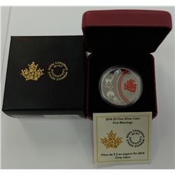 CANADA-2013 $5 SILVER FIVE BLESSINGS