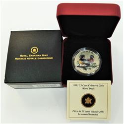 CANADA-2013 25 CENT WOOD DUCK