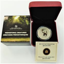 CANADA-2013 25 CENT QUETZALCOATLUS