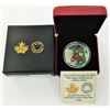 Image 1 : CANADA-2014 $20 SILVER RED TRILLIUM WITH CRYSTALS