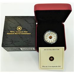 CANADA-2011 $3 SILVER BIRTHSTONE-NOVEMBER