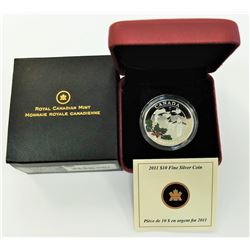 CANADA-2011 $10 SILVER LITTLE SKATERS