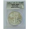 Image 1 : 1 OZ PURE SILVER USA EAGLE  2011 ANACS MS69