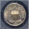 Image 2 : 1869 SHIELD NICKEL, PCGS MS-65