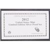 Image 4 : 2012 United States Mint Limited Edition Silver Proof Set w/ Box & COA