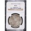 Image 1 : 1878 7TF REVERSE OF 78 MORGAN SILVER DOLLAR, NGC MS-63