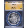 Image 1 : 1880-S MORGAN SILVER DOLLAR, ANACS MS-64 CAMEO PL!