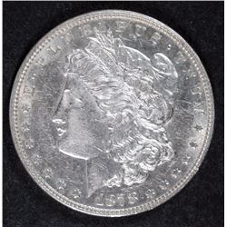 1878 7TF MORGAN SILVER DOLLAR CH BU