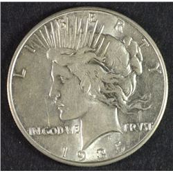 1935-S PEACE SILVER DOLLAR CH BU SEMI-KEY