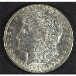1879-S MORGAN SILVER DOLLAR REV OF 78 CH BU