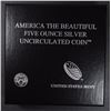 Image 3 : 2015 America the Beautiful 5oz SILVER UNC COIN - BLUE RIDGE PARKWAY