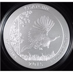 2015 America the Beautiful 5oz SILVER UNC COIN - KISATCHIE NATL FOREST