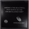 Image 3 : 2015 America the Beautiful 5oz SILVER UNC COIN - KISATCHIE NATL FOREST