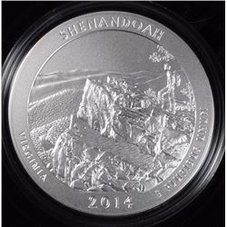 2014 America the Beautiful 5 Oz. Silver Unc. Coin - Shenandoah National Park