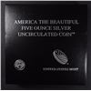 Image 3 : 2015 America the Beautiful 5oz Silver Coin Homestead Nat'l Monument of America