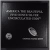 Image 3 : 2011 America the Beautiful 5oz SILVER UNC COIN - GLACIER NATL PARK