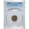 Image 1 : 1889 THREE CENT NICKEL PCGS PROOF 66! SUPERB!