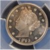Image 2 : 1893 LIBERTY NICKEL PCGS PROOF 64  COLORS! BEAUTIFUL!