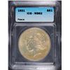 Image 1 : 1921 PEACE DOLLAR ICG MS62