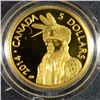 Image 1 : 2014 LEGEND OF NANABOOZHOO $5 PURE GOLD COIN - PROOF 1/10 oz. $5.00 PURE GOLD