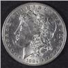 Image 1 : 1884 MORGAN SILVER DOLLAR, CHOICE BU