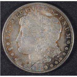 1886 MORGAN SILVER DOLLAR, CHOICE BU