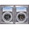 Image 1 : ( 2 ) 1962 FRANKLIN HALF DOLLARS PCGS PR-66