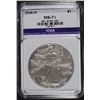 Image 2 : 2006-W BURNISHED AMERICAN SILVER EAGLE, ICGA PERFECT GEM BU, WITH ORIG BOX/COA