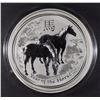 Image 1 : 2014 Australian 1 Kilo= (32.15 oz) Silver Year of the Horse Perth Mint .999 fine