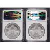 Image 2 : ( 2 ) 2004 AMERICAN SILVER EAGLE, NGC MS-69