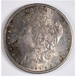1890-S MORGAN DOLLAR CHOICE BU with TONING